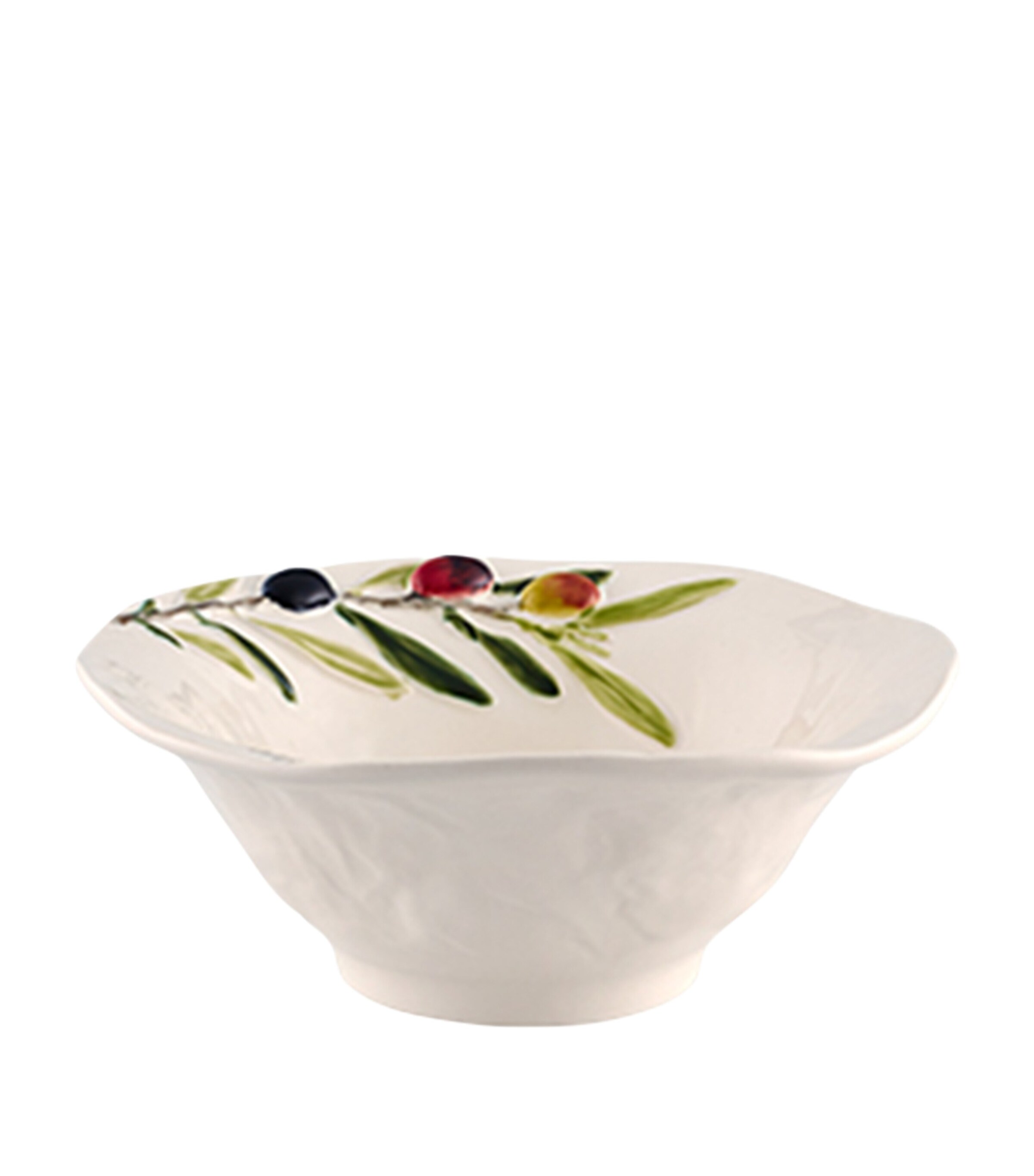 Bordallo Pinheiro x Esporão Olival Bowl (19cm) White, Green, Brown Image 2