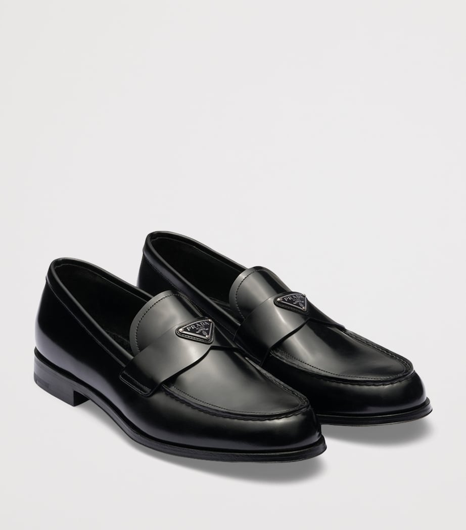 Brushed Leather Loafers F0002 Image 2