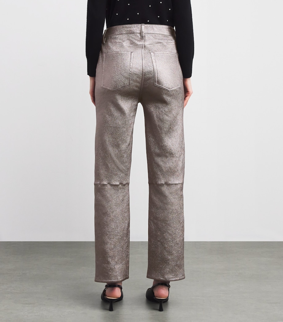 Leather Le Sleek Straight Jeans BROKEN MIRROR Image 4