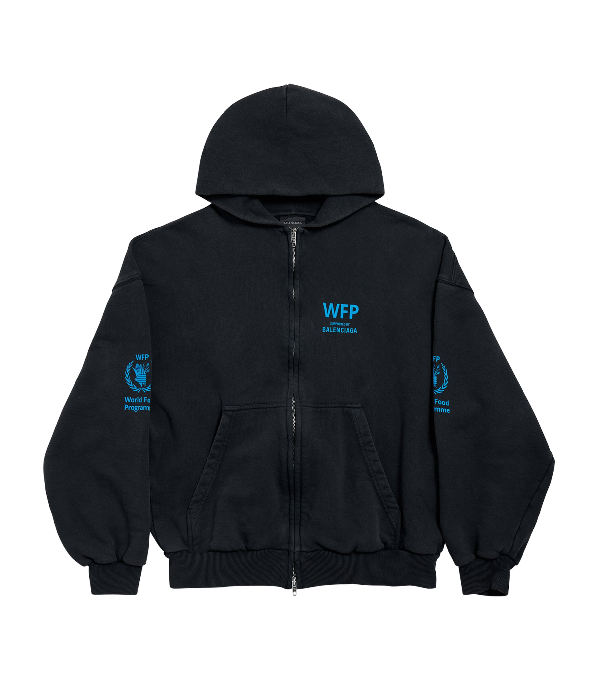 Cotton WFP Logo Oversized Hoodie 1041 Image 1