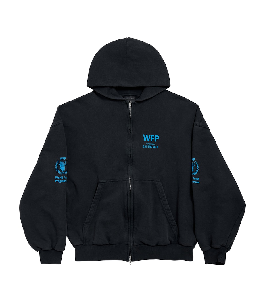 Cotton WFP Logo Oversized Hoodie 1041 Image 1