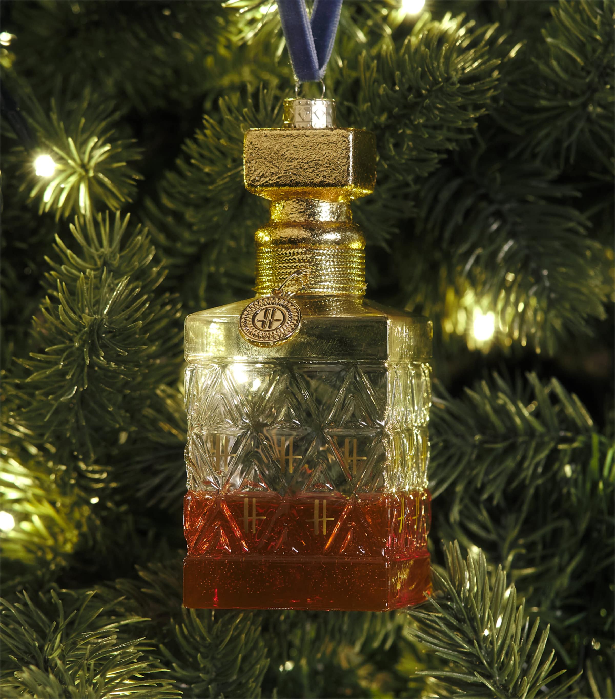 Harrods Whisky Decanter Tree Decoration Image 3
