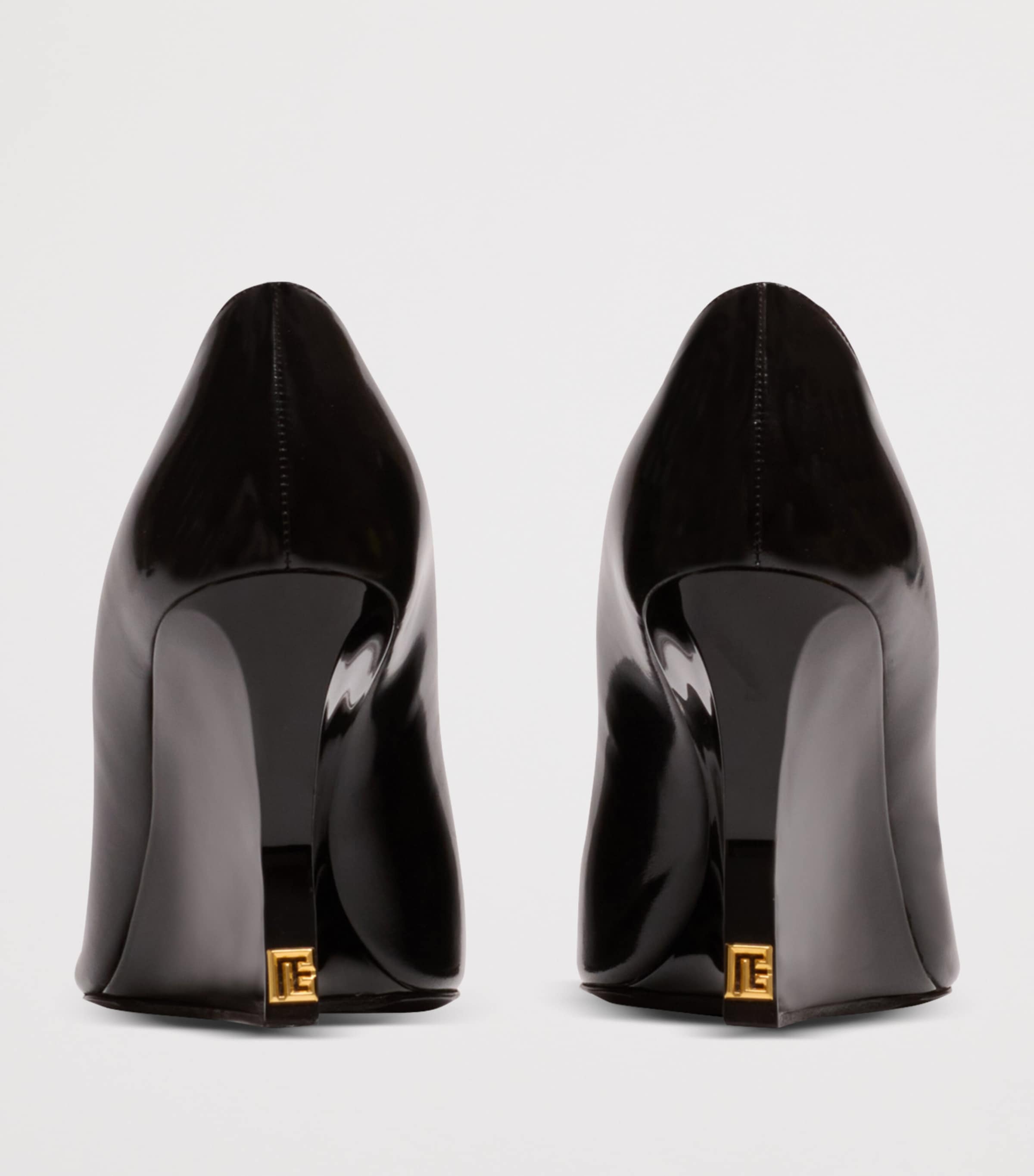 Patent Leather Wedged Pumps 95 0PA NOIR Image 7
