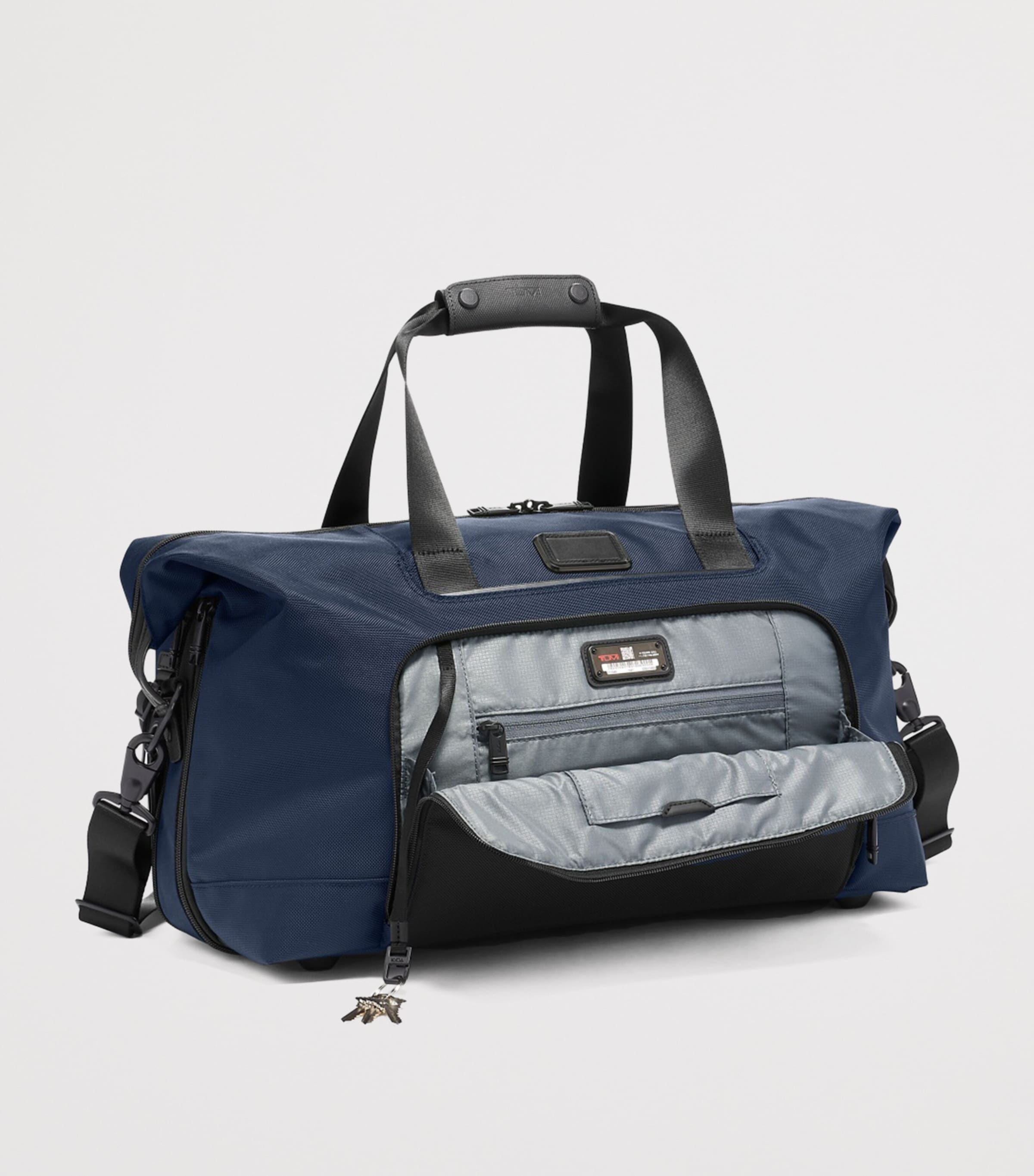 Alpha 3 Double Expansion Satchel Bag NAVY 1596 Image 3