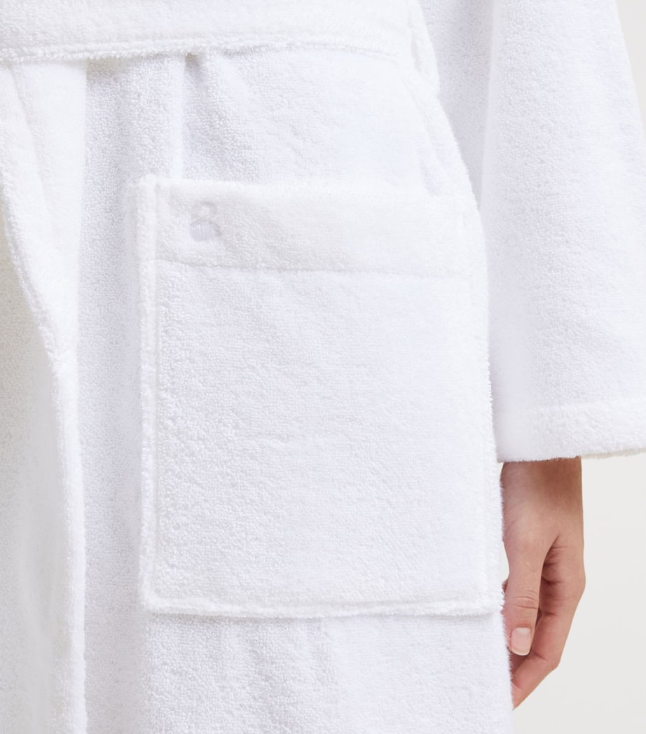 Yves Delorme Womens Étoile Bathrobe (Medium) Image 4