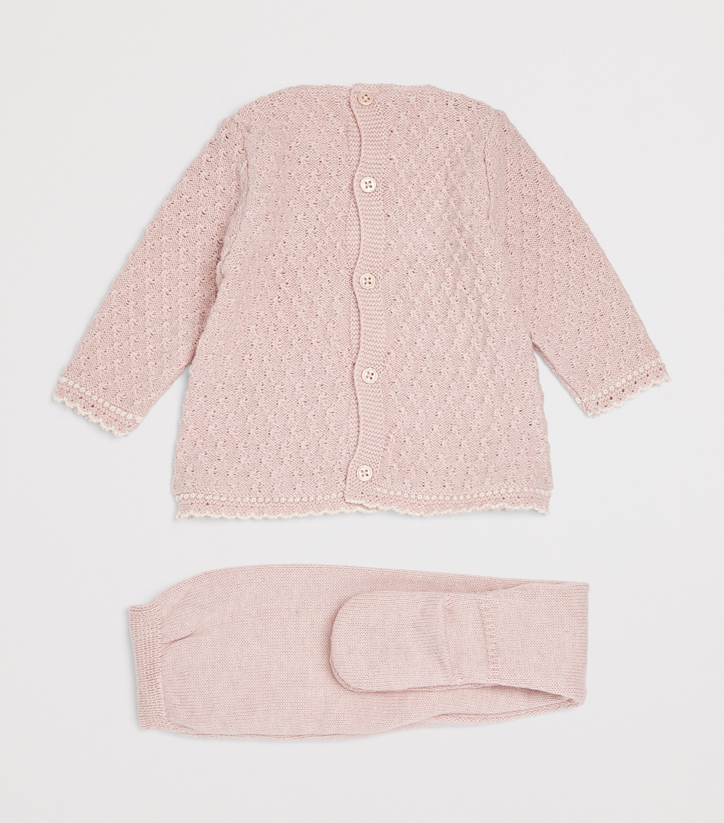 Paz Rodriguez Knitted Bow Top and Leggings Set (0-12 Months) Image 2