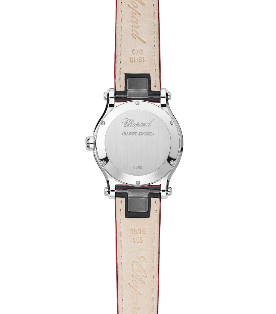 Chopard Stainless Steel and Diamond Happy Sport Watch 36mm Stainless Steel Image 3