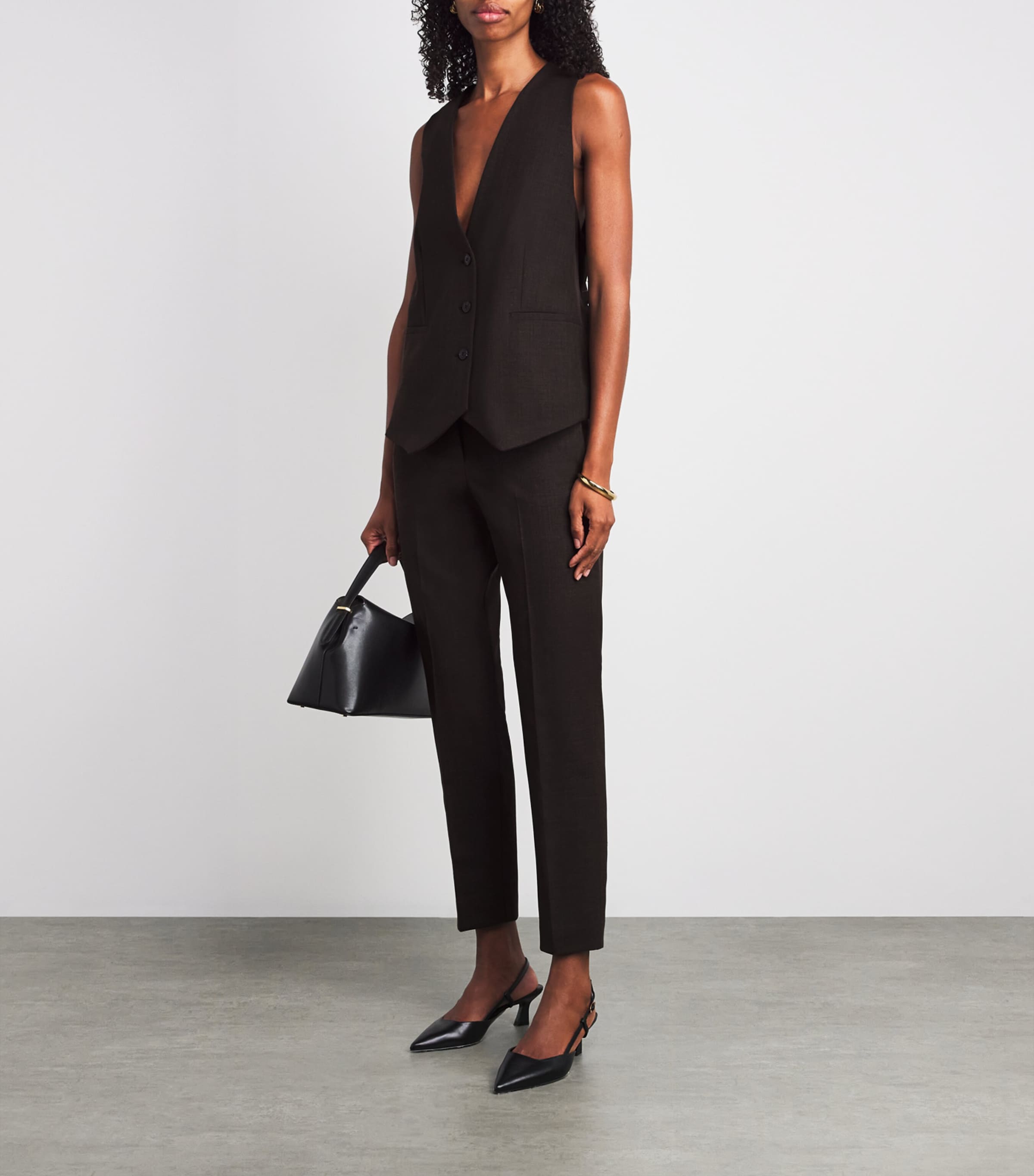 Tailored Cigarette Trousers BLACKBOARD Image 2