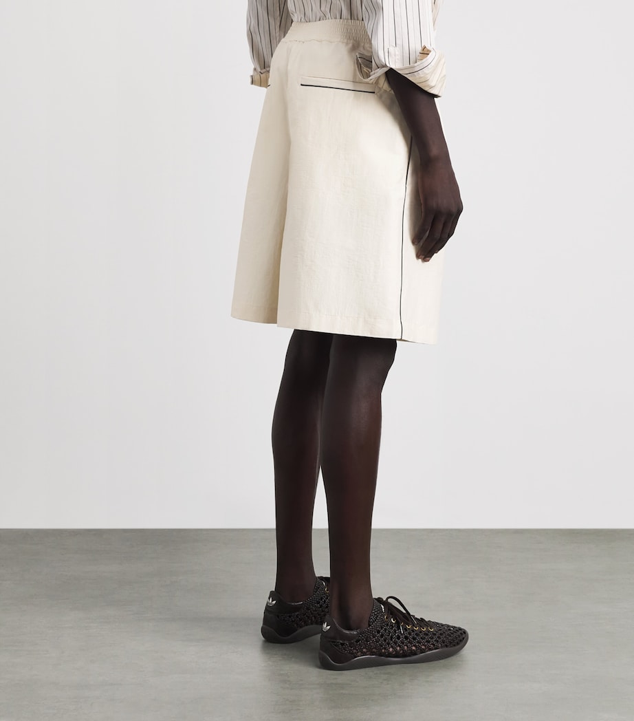 Jacquemus Mens Pleated Pyjama Shorts Off White Image 5