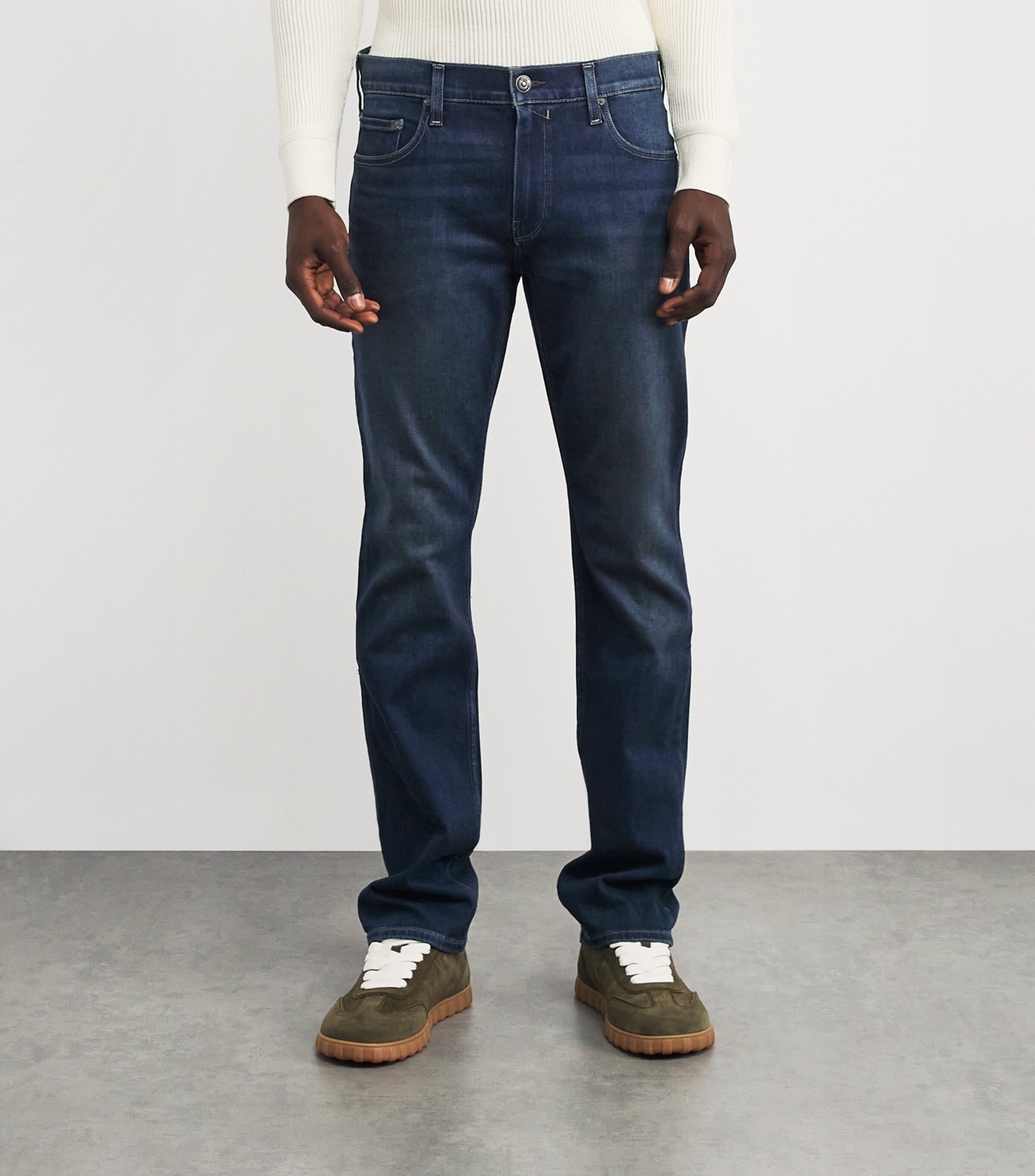 PAIGE Mens Normandie Straight Jeans Andros Image 3