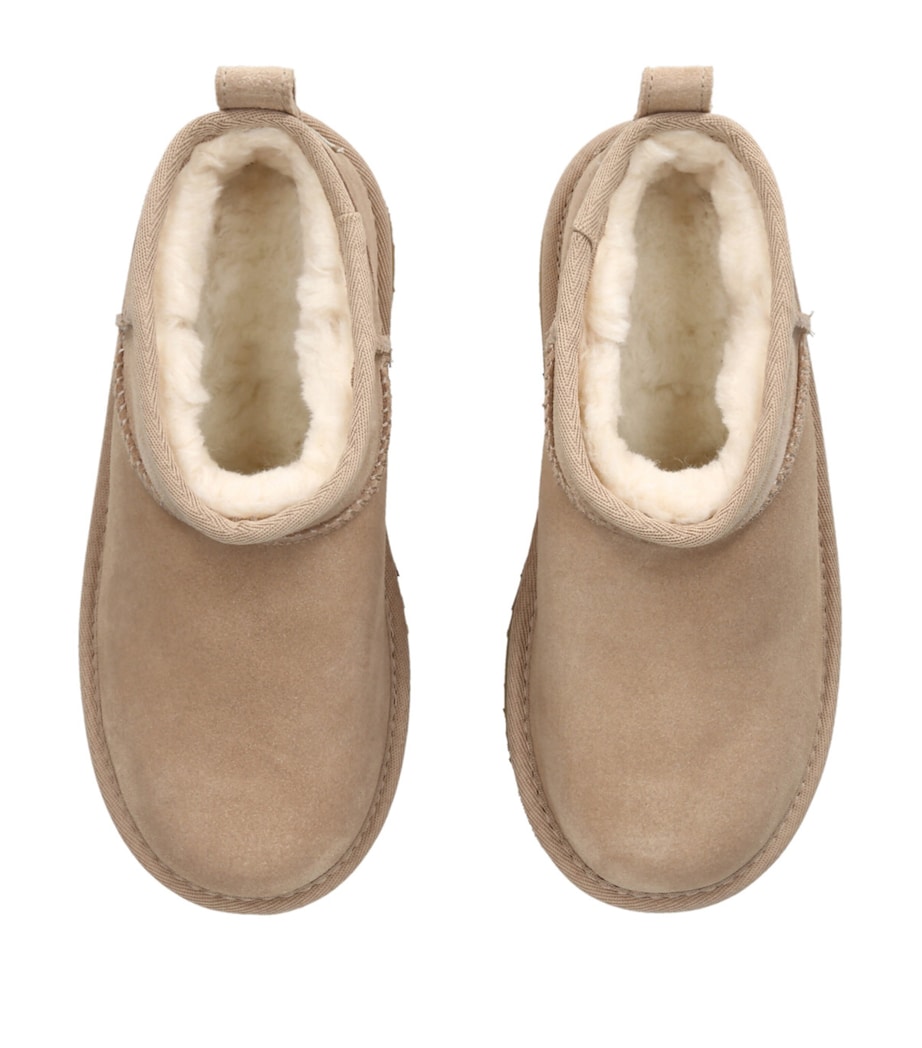 Classic Ultra Mini Platform Boots TAN Image 4