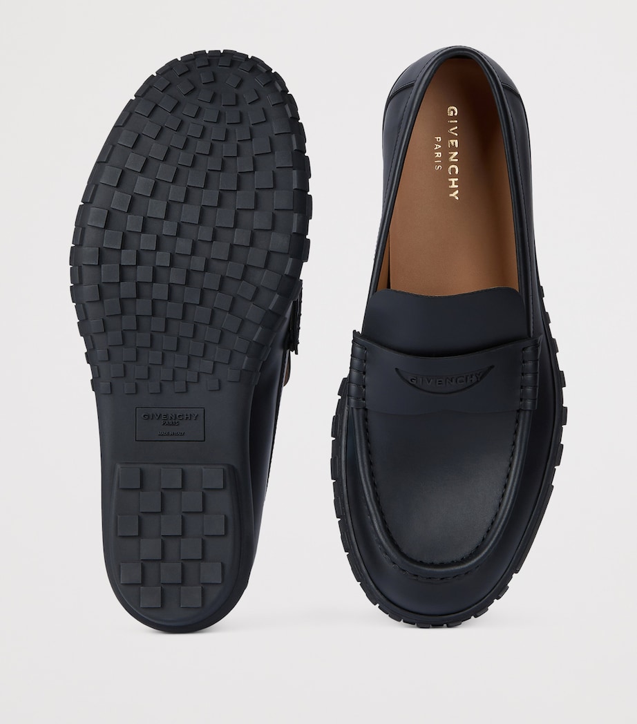 Leather Echo Loafers BLACK Image 5