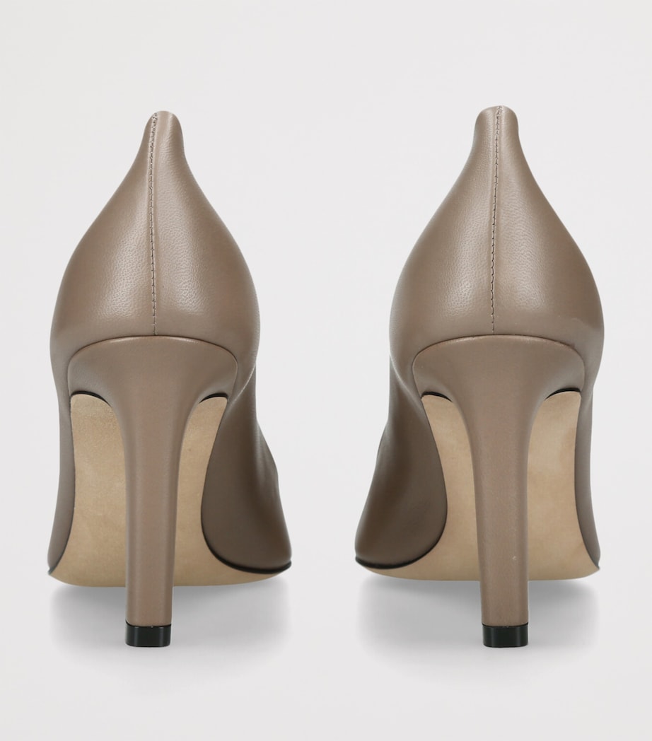 Carla Leather Pumps 80 BEIGE Image 2