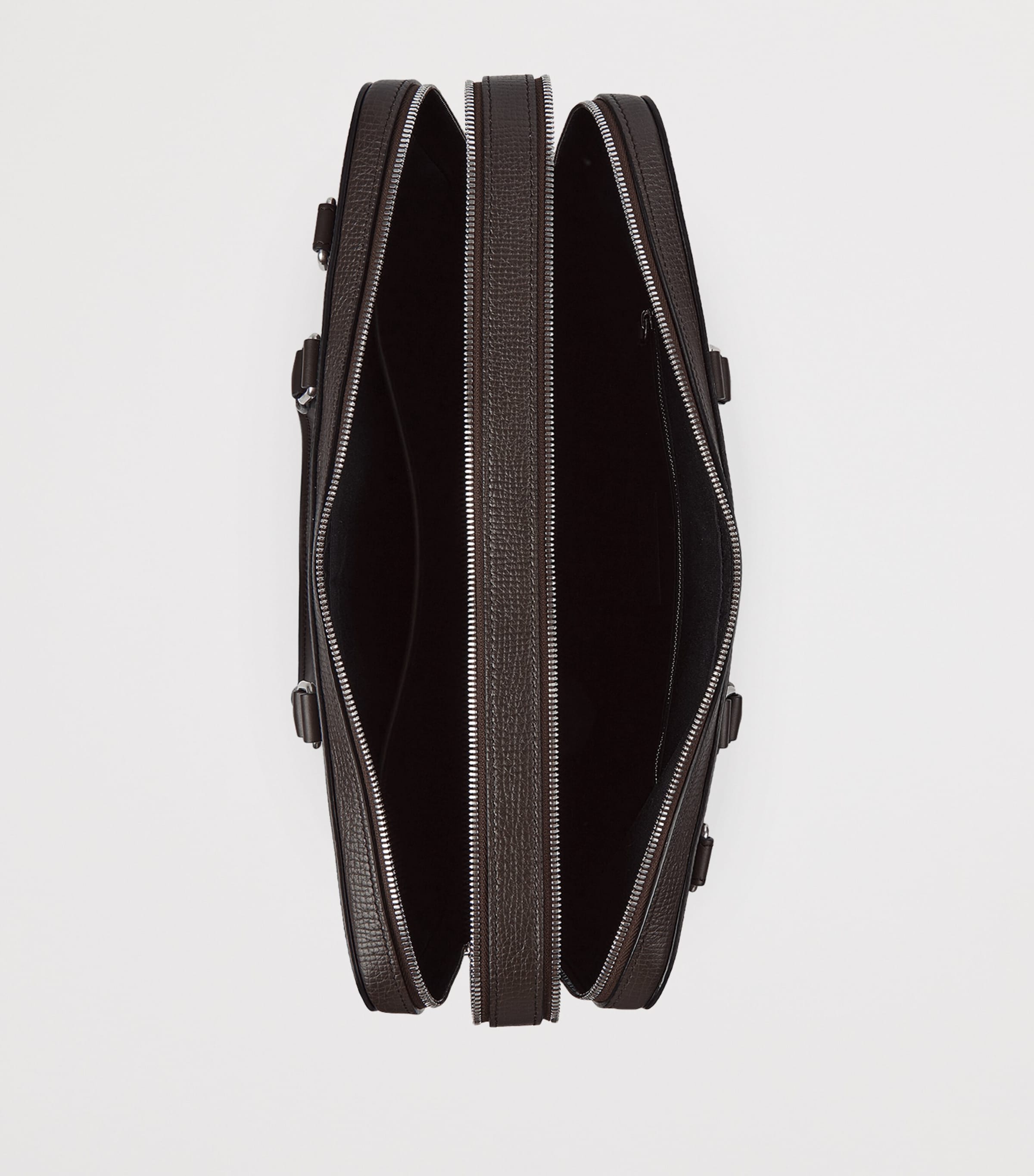 Large Calfskin Ludlow Briefcase D BROWN Image 5