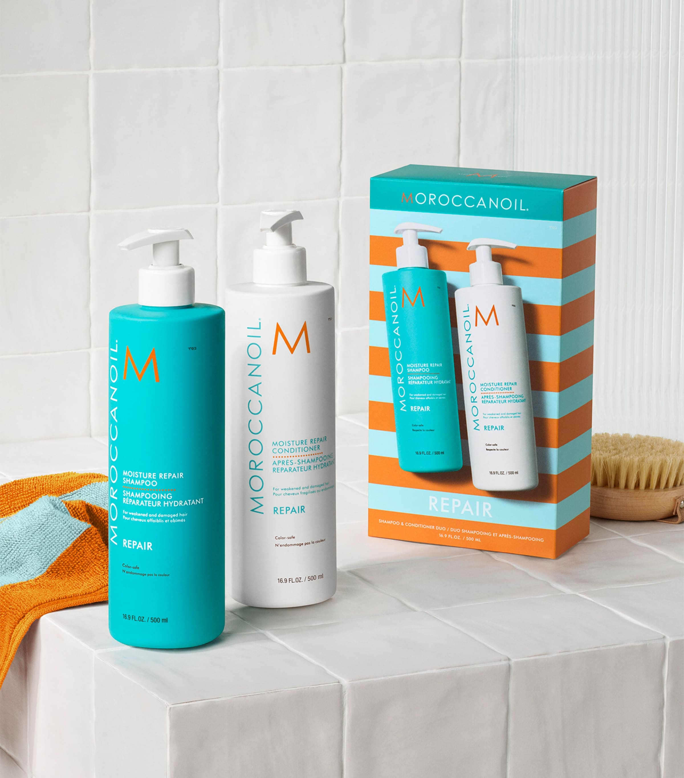 Moroccanoil Repair Shampoo and Conditioner Duo (2 x 500ml) Image 2
