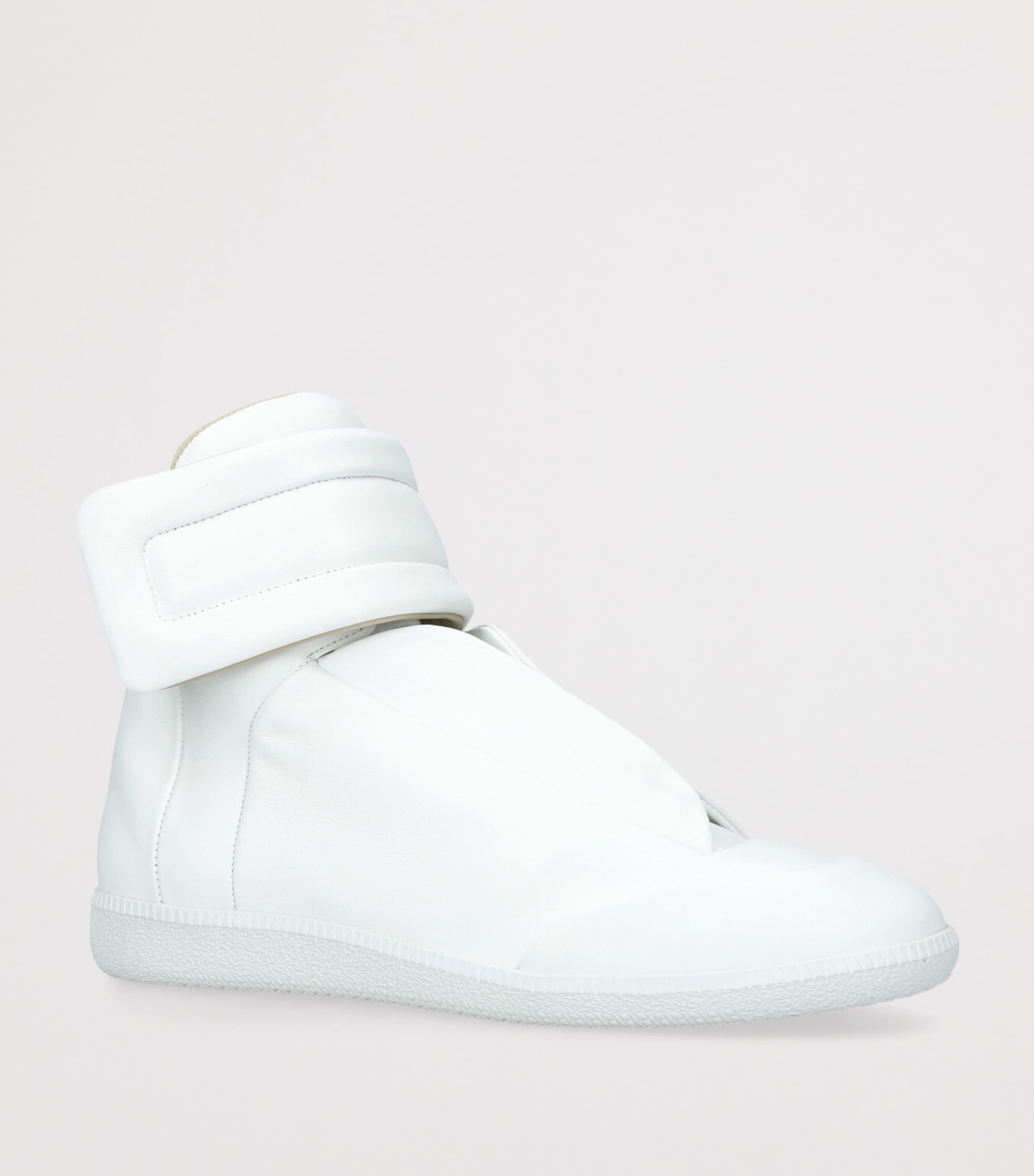 Leather Future High-Top Sneakers WHITE Image 3
