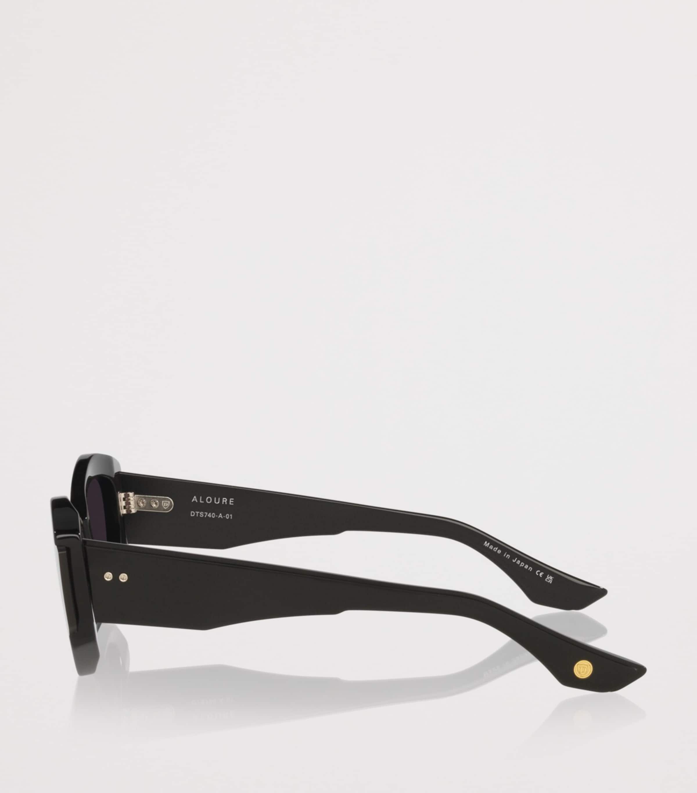 DITA Aloure Angular Cat Eye Sunglasses Black Image 3