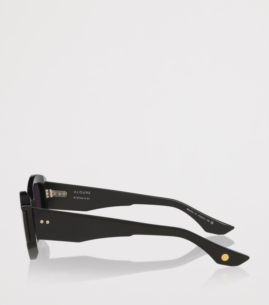 DITA Aloure Angular Cat Eye Sunglasses Black Image 3
