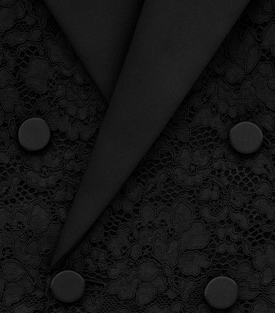 Lace Double-Breasted Blazer 1000 Image 3