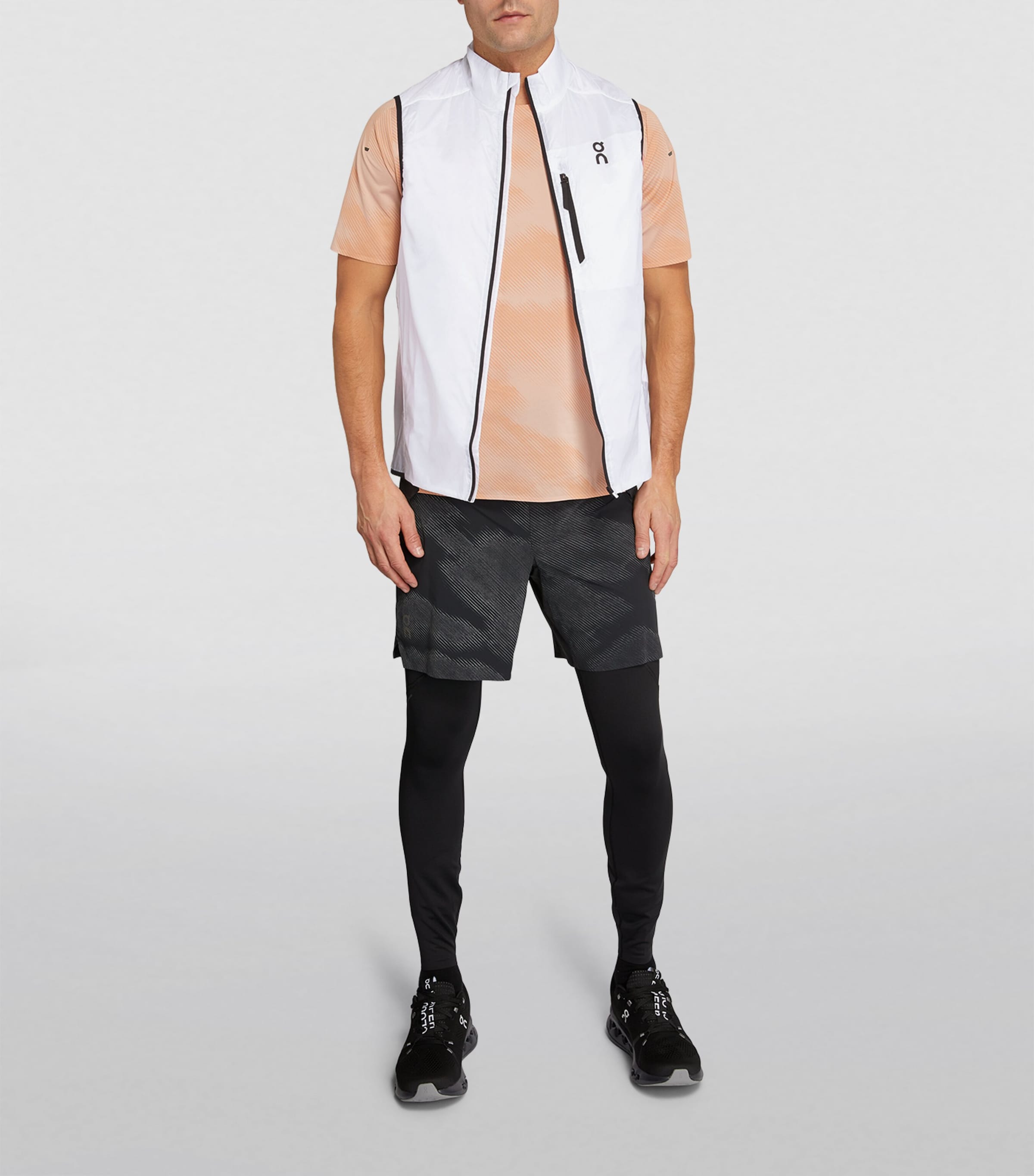 Weather Gilet UNDYED-WHITE | BLACK Image 2