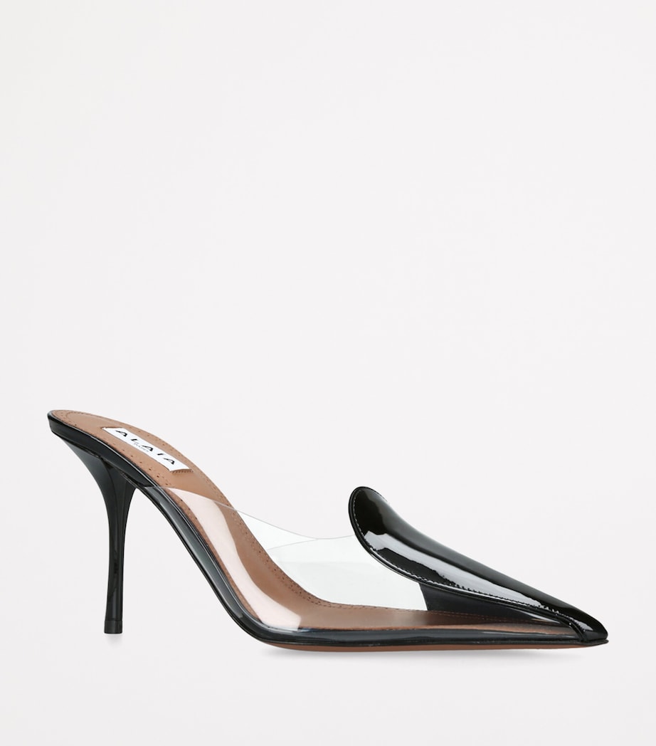 Patent Coeur Abstract Mules 90 BLACK Image 3