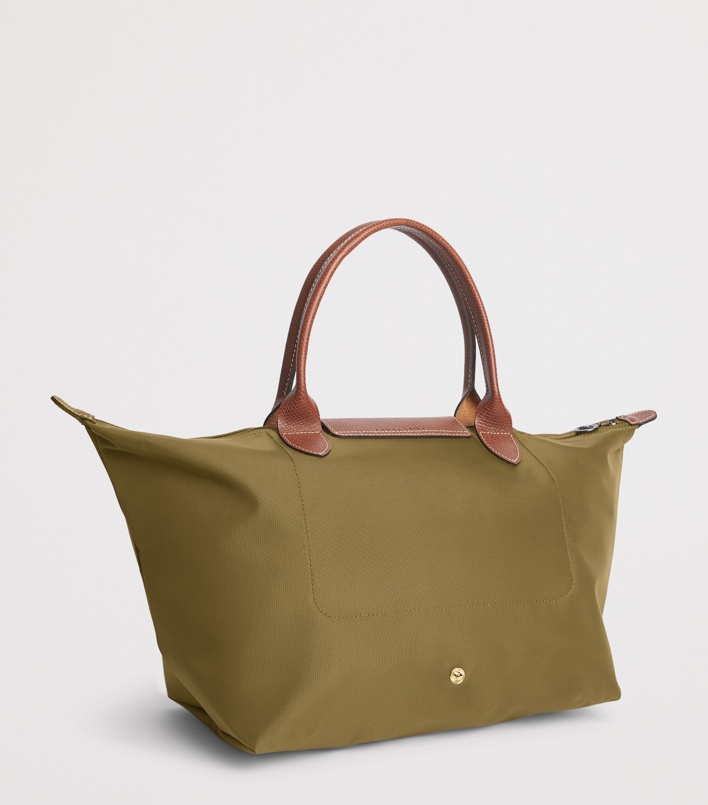 Longchamp Medium Le Pliage Original Handbag Olive Image 3