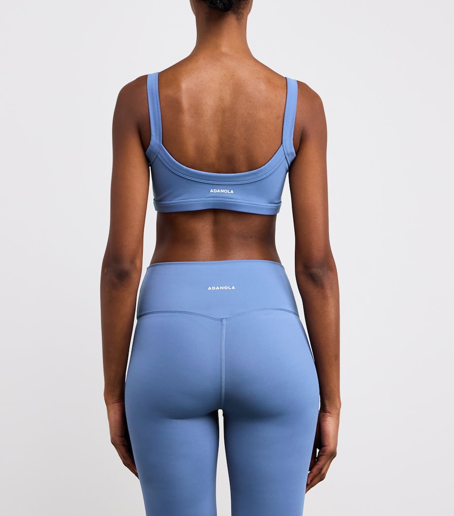 Ultimate Wide Binding Sports Bra VINTAGE BLUE Image 4