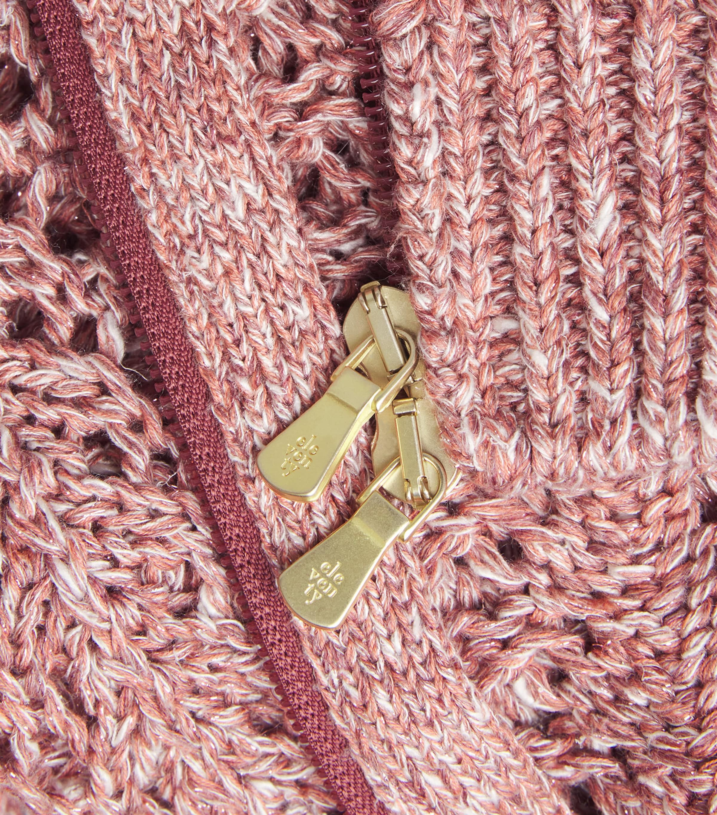 Eleventy Womens Linen-Blend Zip-Up Hoodie Lampone Image 6