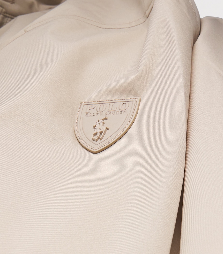 Suede-Collar Padded Jacket BEIGE/KHAKI Image 5