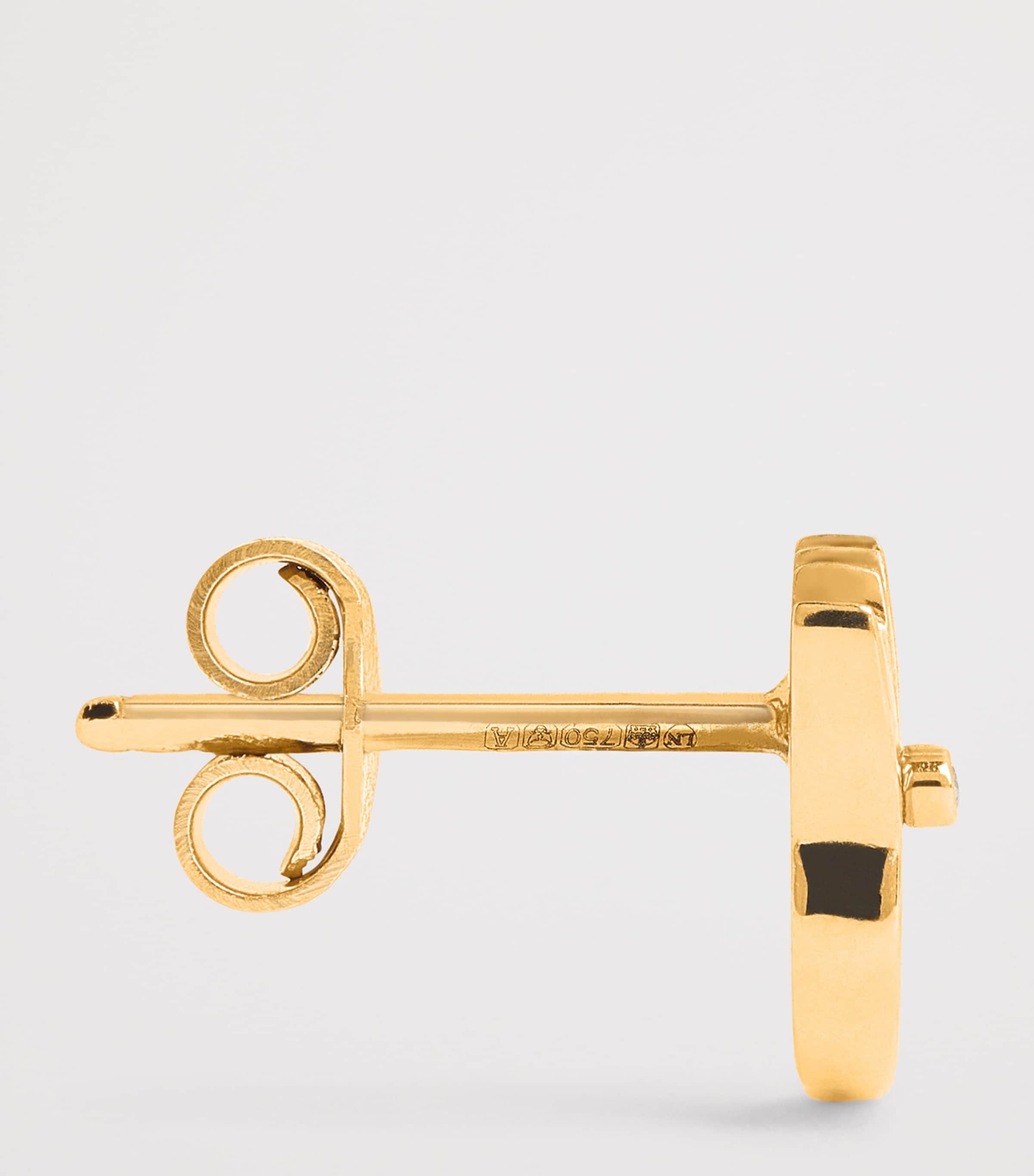 Yellow Gold and Diamond Psychedeliah Stud Earrings YELLOW GOLD Image 4