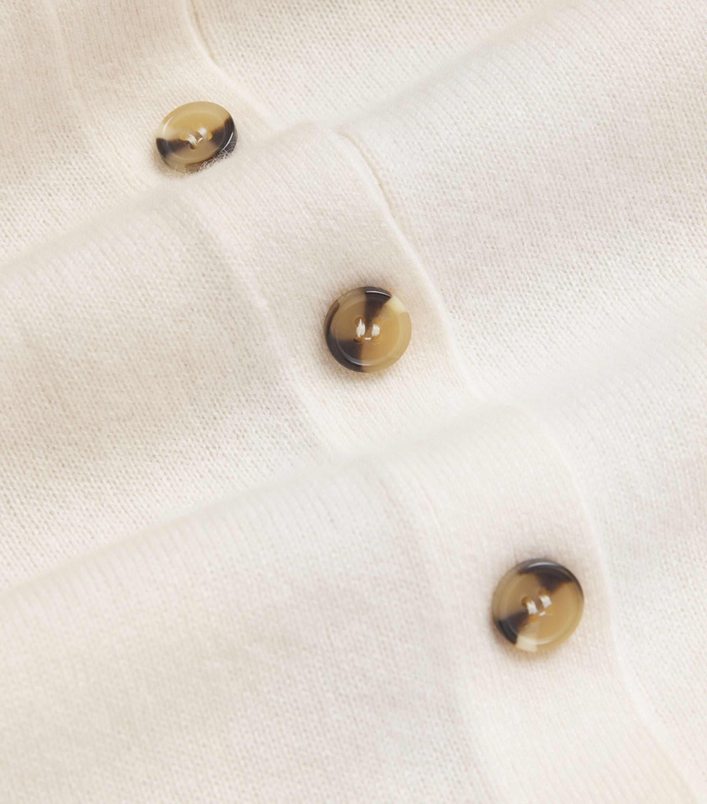 ME+EM Womens Cashmere Knit Shirt Cream Image 5