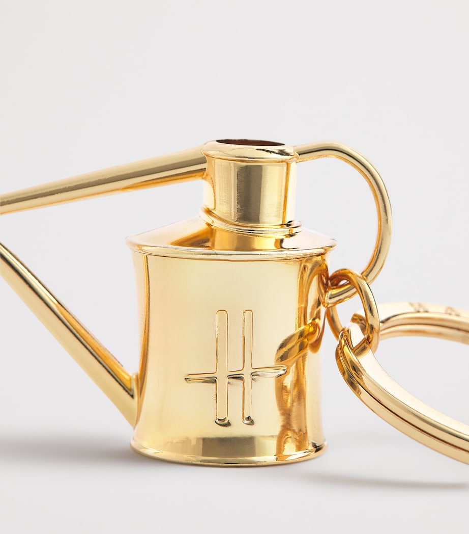 Harrods Watering Can Keyring Gold Image 2