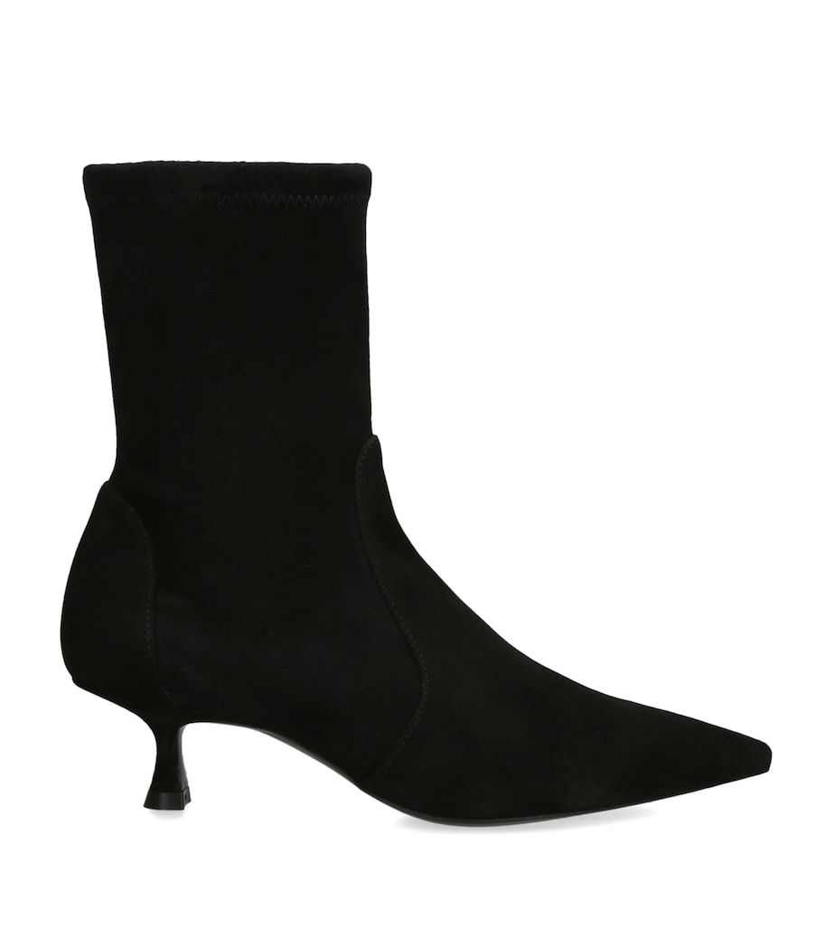 Suede Naomi Ankle Boots 50 BLACK Image 1