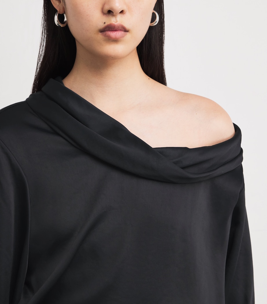 Satin Soraya Top 001 BLACK Image 6