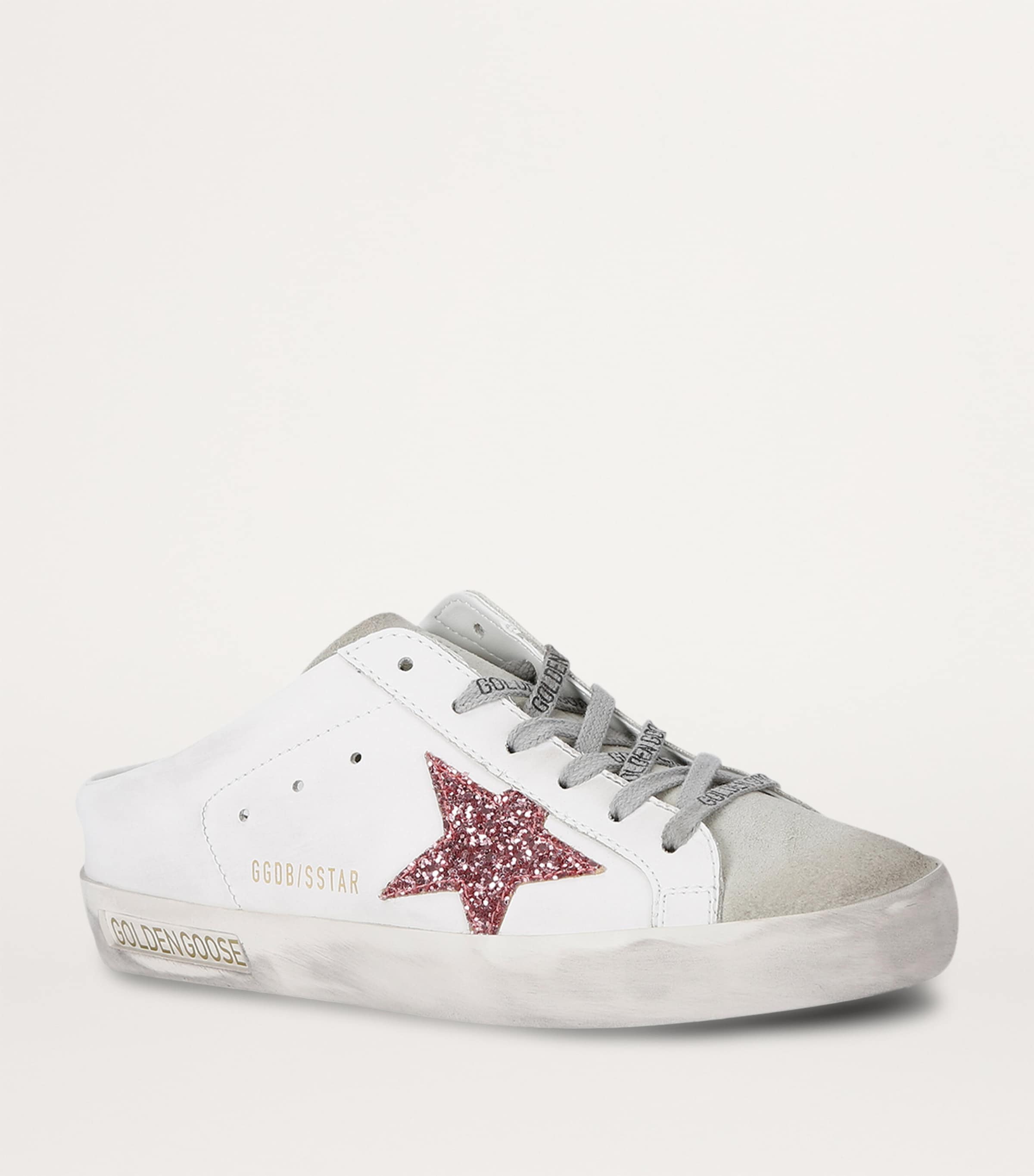 Golden Goose Glitter Super-Star Sabot Sneakers | Harrods US