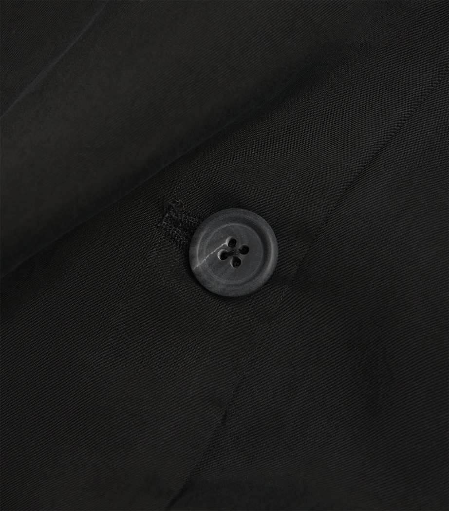 Sanded Buttoned Sleeveless Top B01 BLACK Image 5