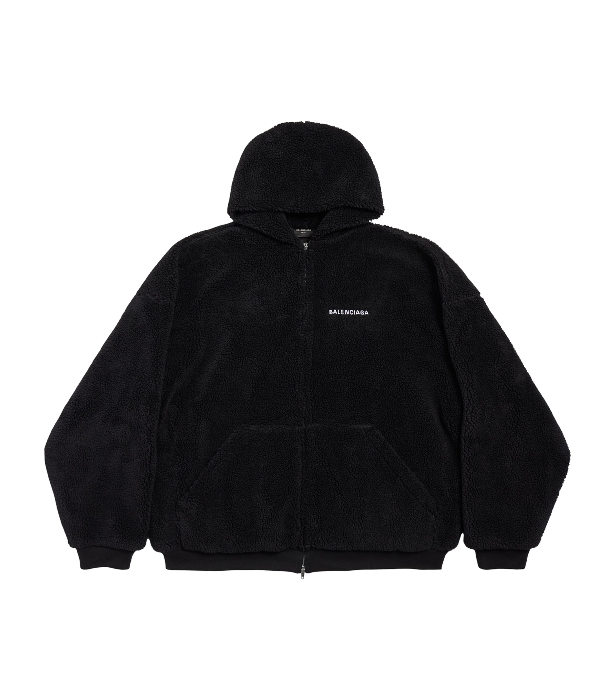 Balenciaga Fleece Zip-Up Hoodie | Harrods US