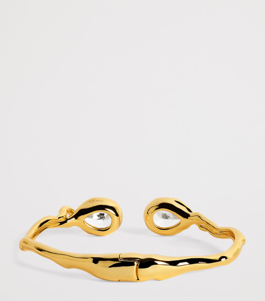 Alexis Bittar Gold-Plated Astarales Hinge Bracelet Gold Image 3