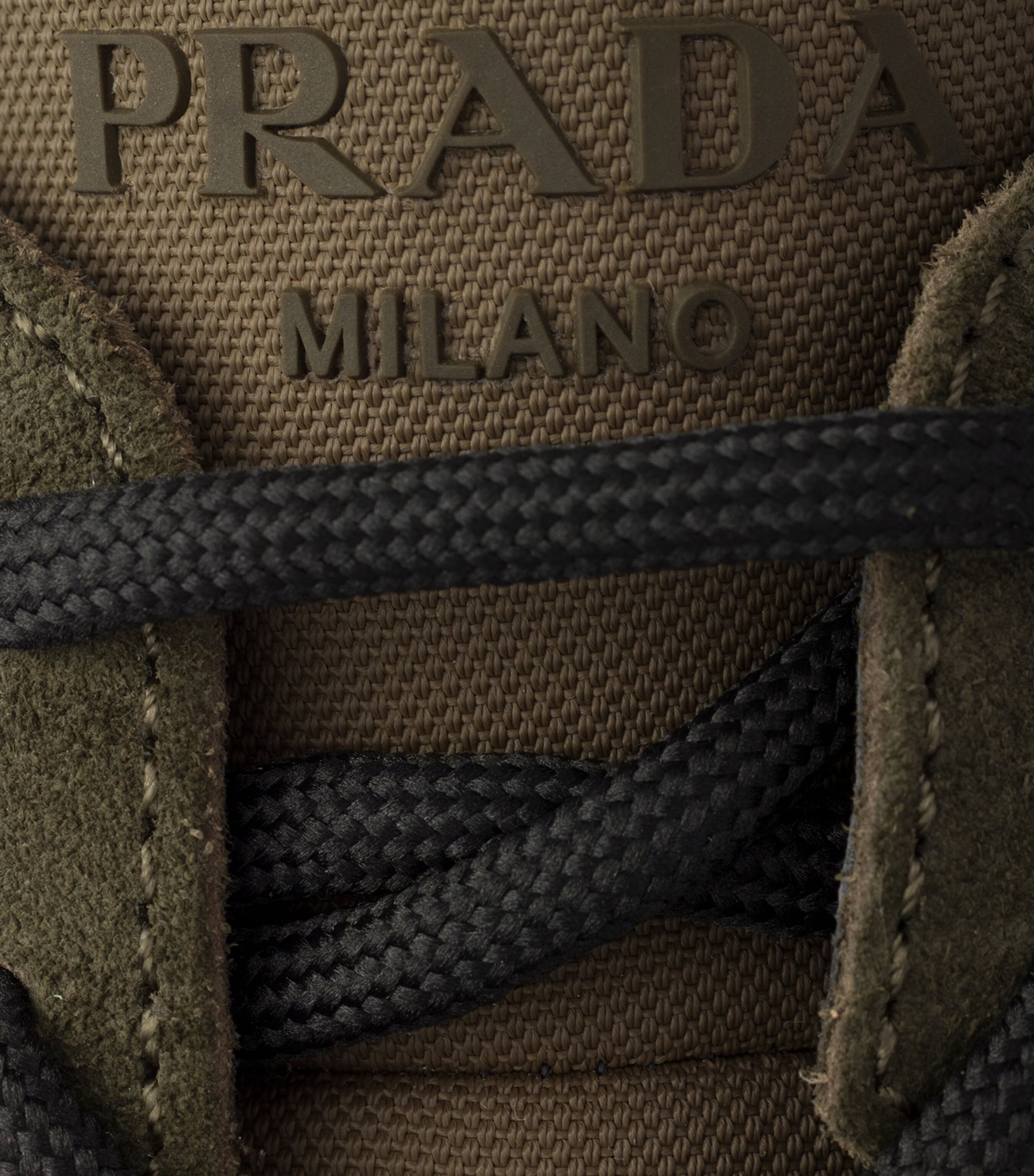 Prada Re-Nylon and Suede Prax 2.0 Sneakers Green Image 5
