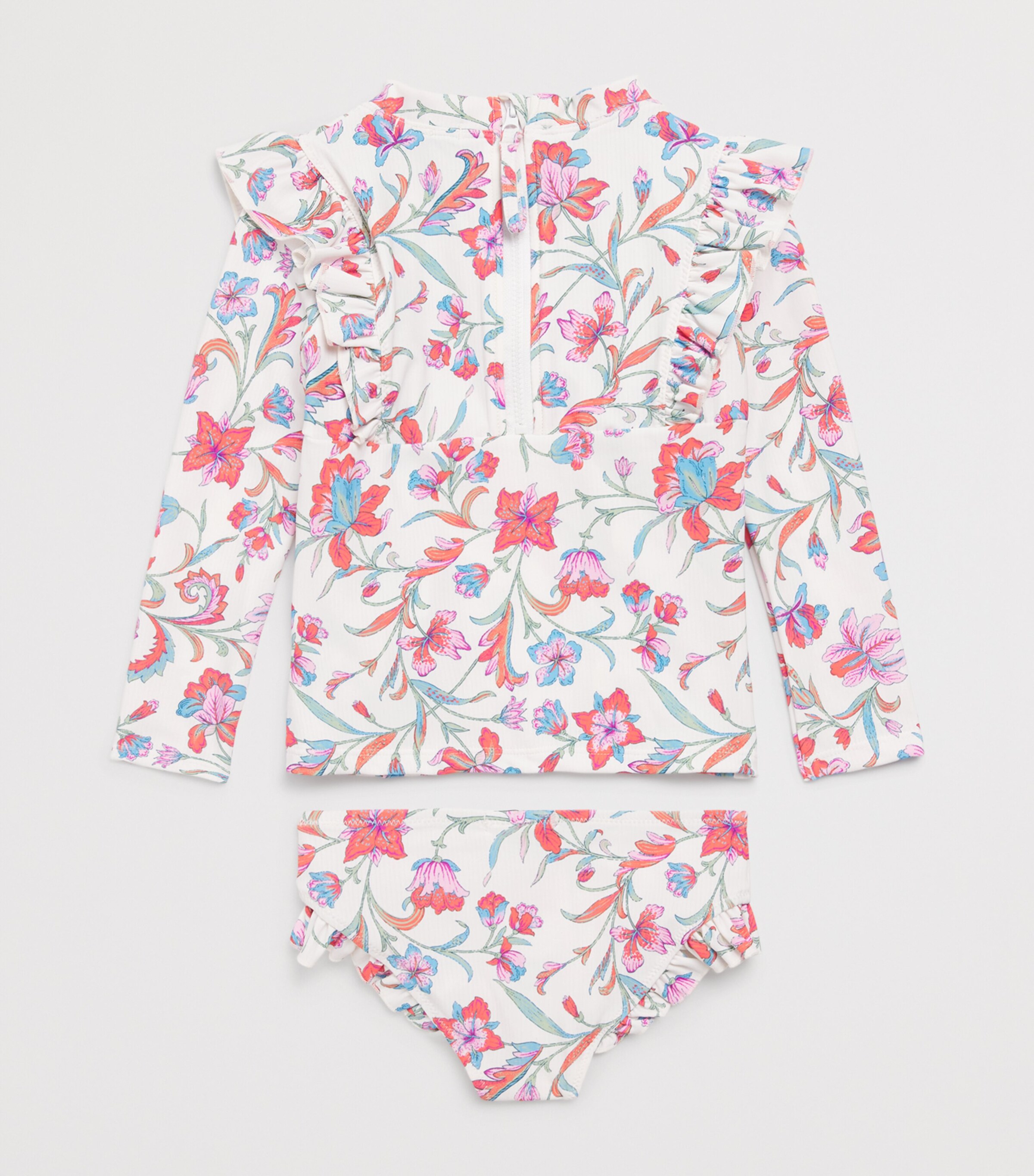 Floral Yanika Tankini and Shorts Set (3-10 Years) CREAM FLORAL HAVEN Image 2