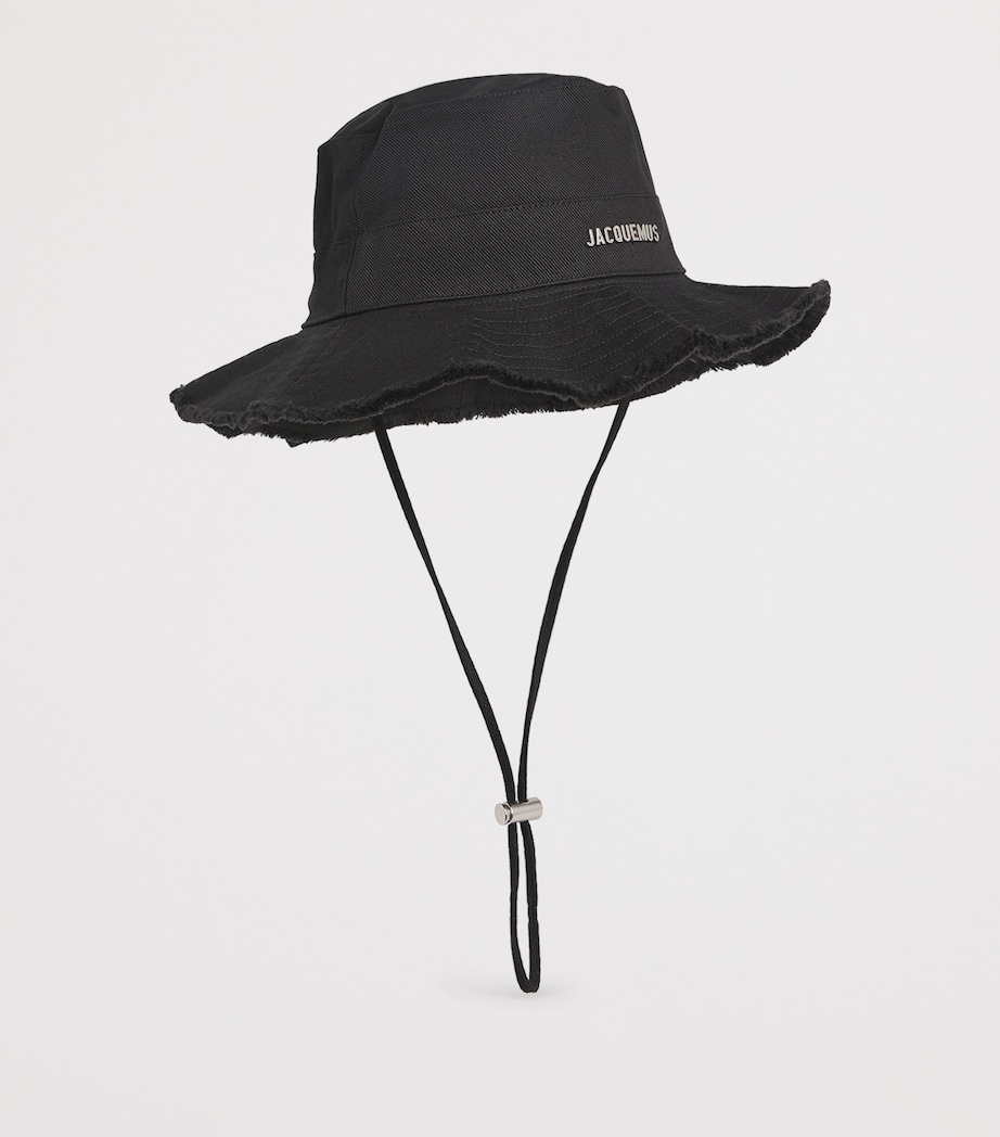 Jacquemus Artichaut Logo Bucket Hat Black Image 3