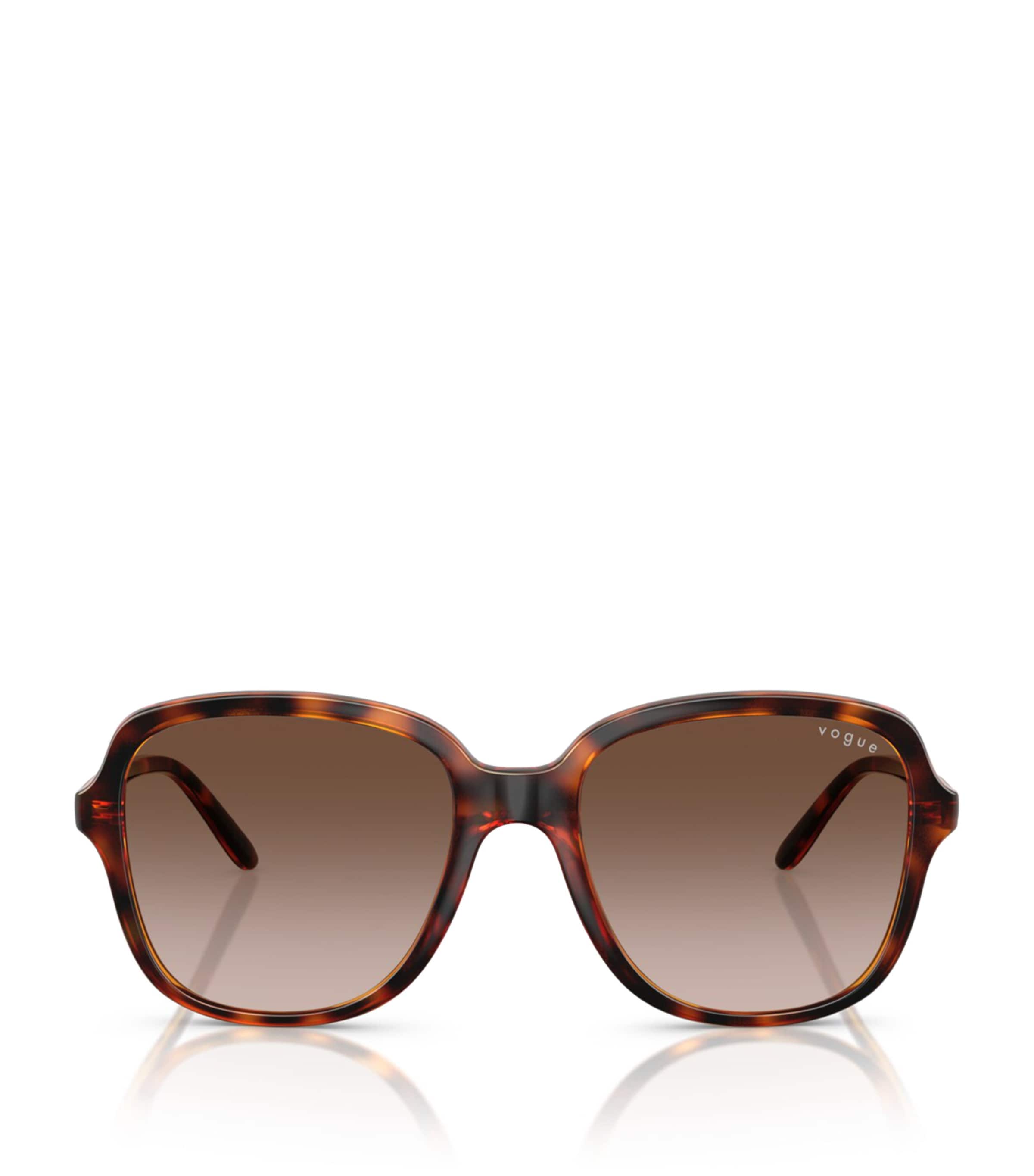 Vogue 53mm Polarized Square Sunglasses In Brown