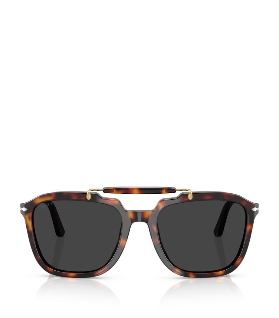 Persol Senna Series Square Sunglasses Brown Image 1