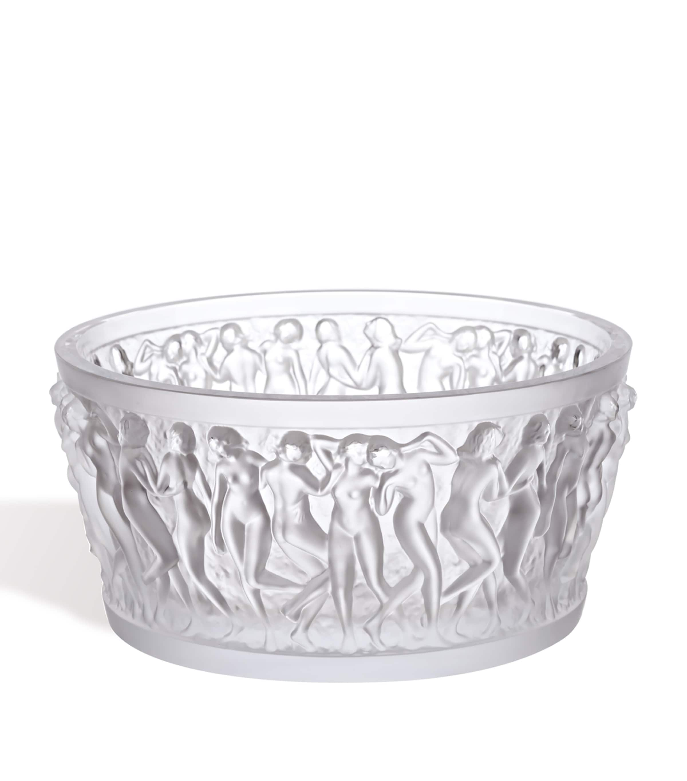 Shop Lalique Bacchantes Bowl In Clear