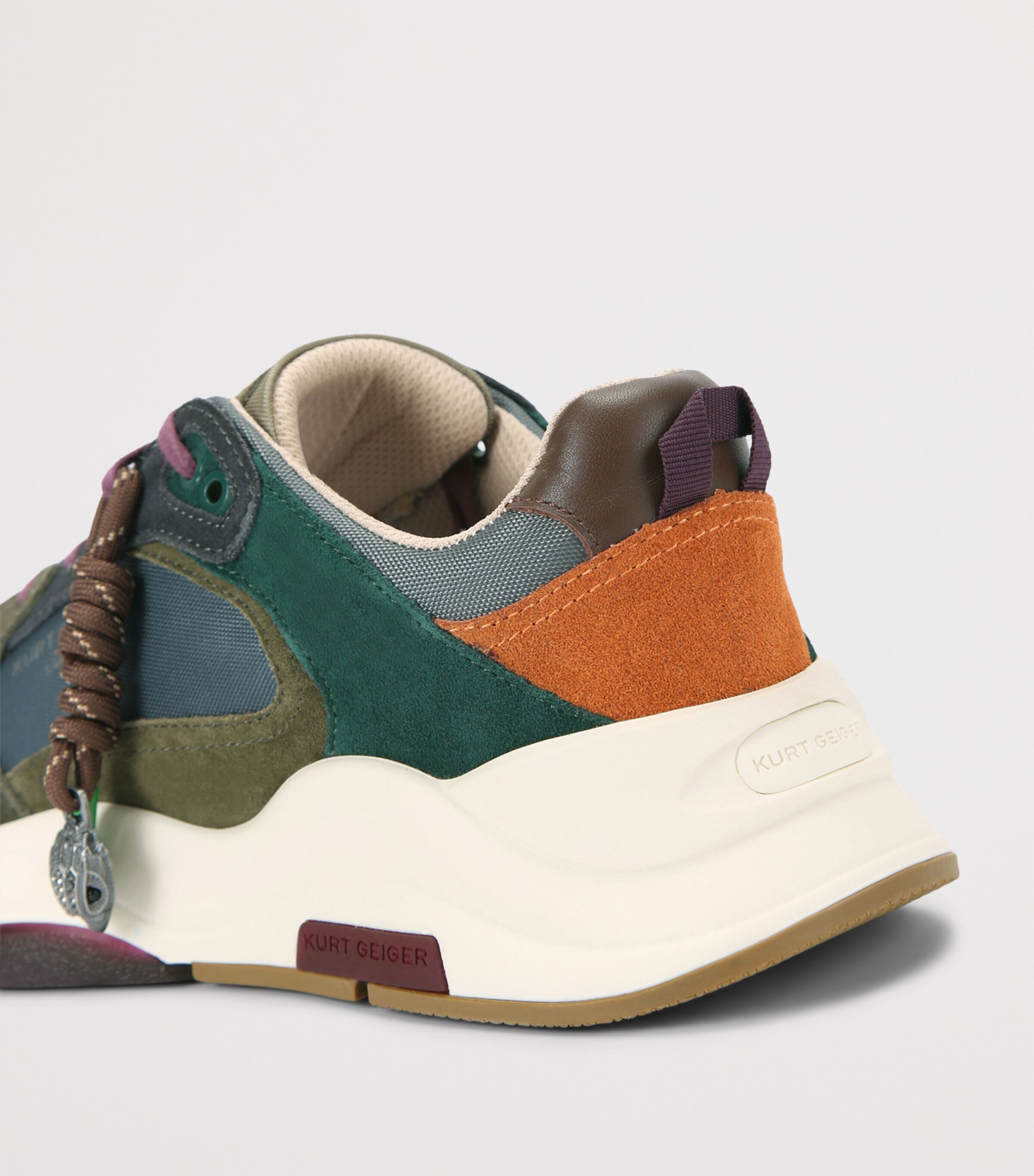 Leather Royston Sneakers WINE COMB Image 2