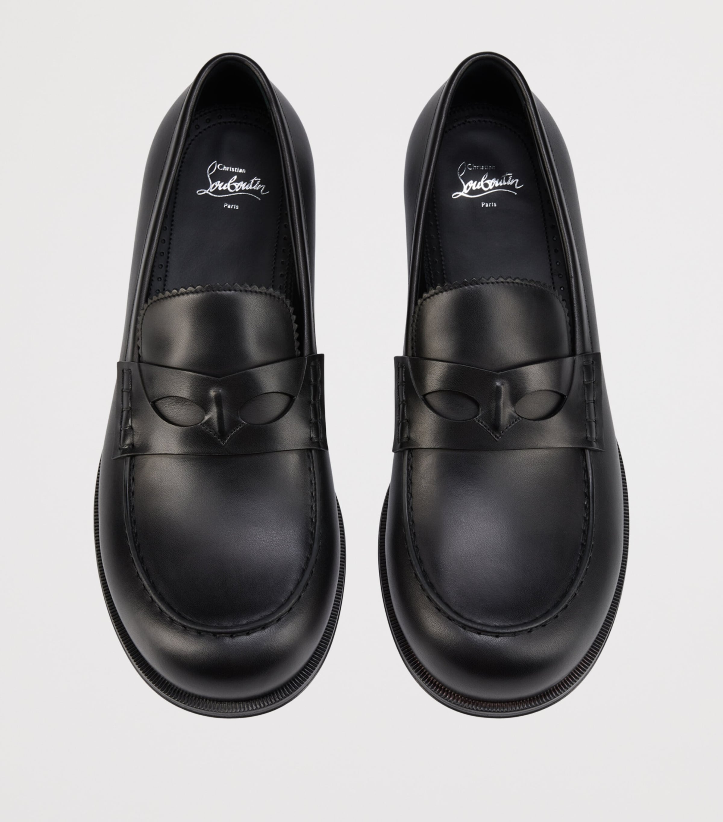 Christian Louboutin Circ Leather Loafers Image 3