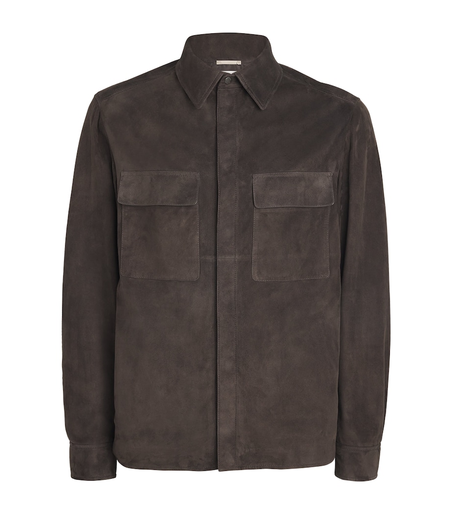 Suede Overshirt M69 - BROWN - CUMIN Image 1