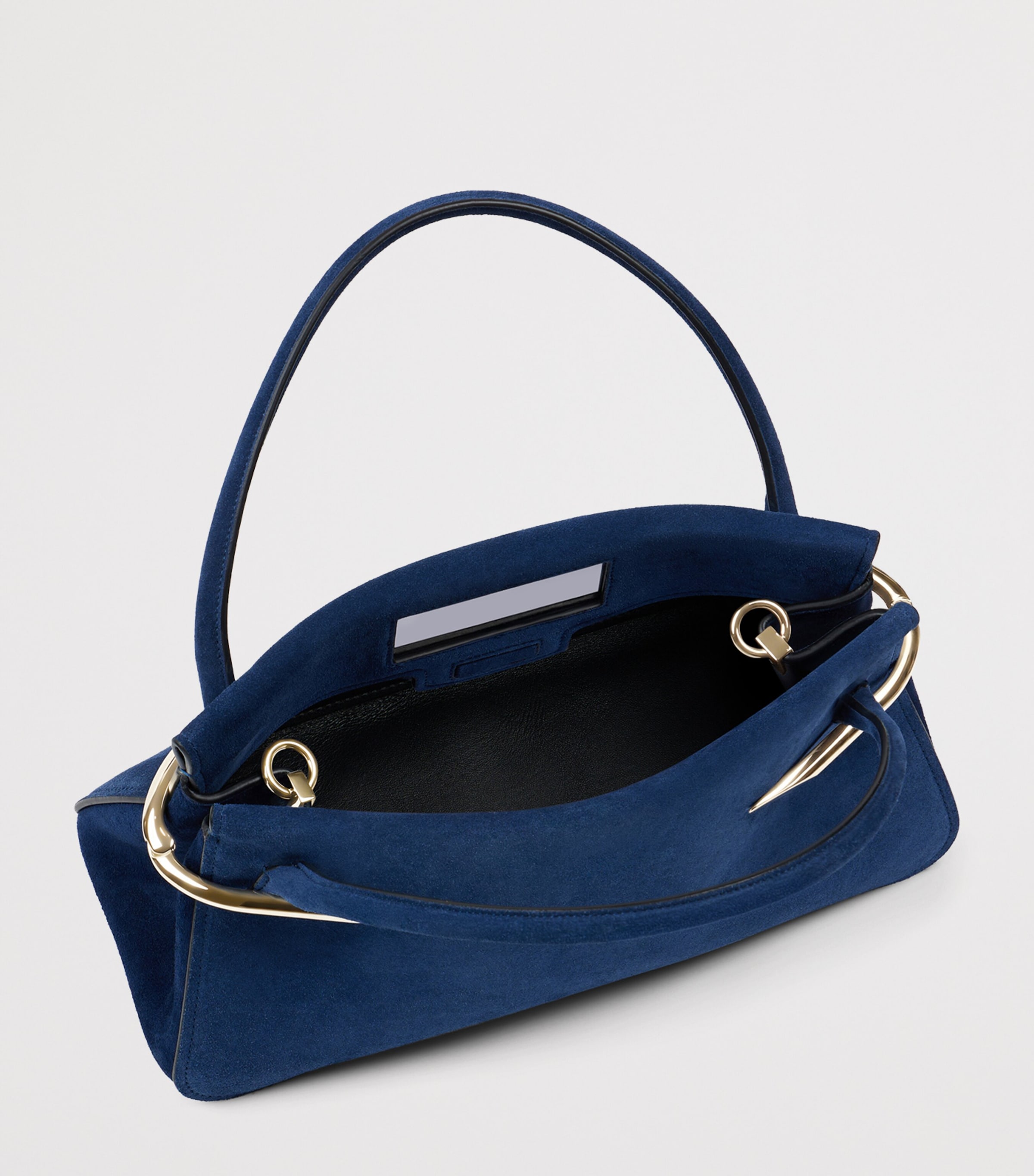 Givenchy Medium Suede Pinch Top-Handle Bag Image 6