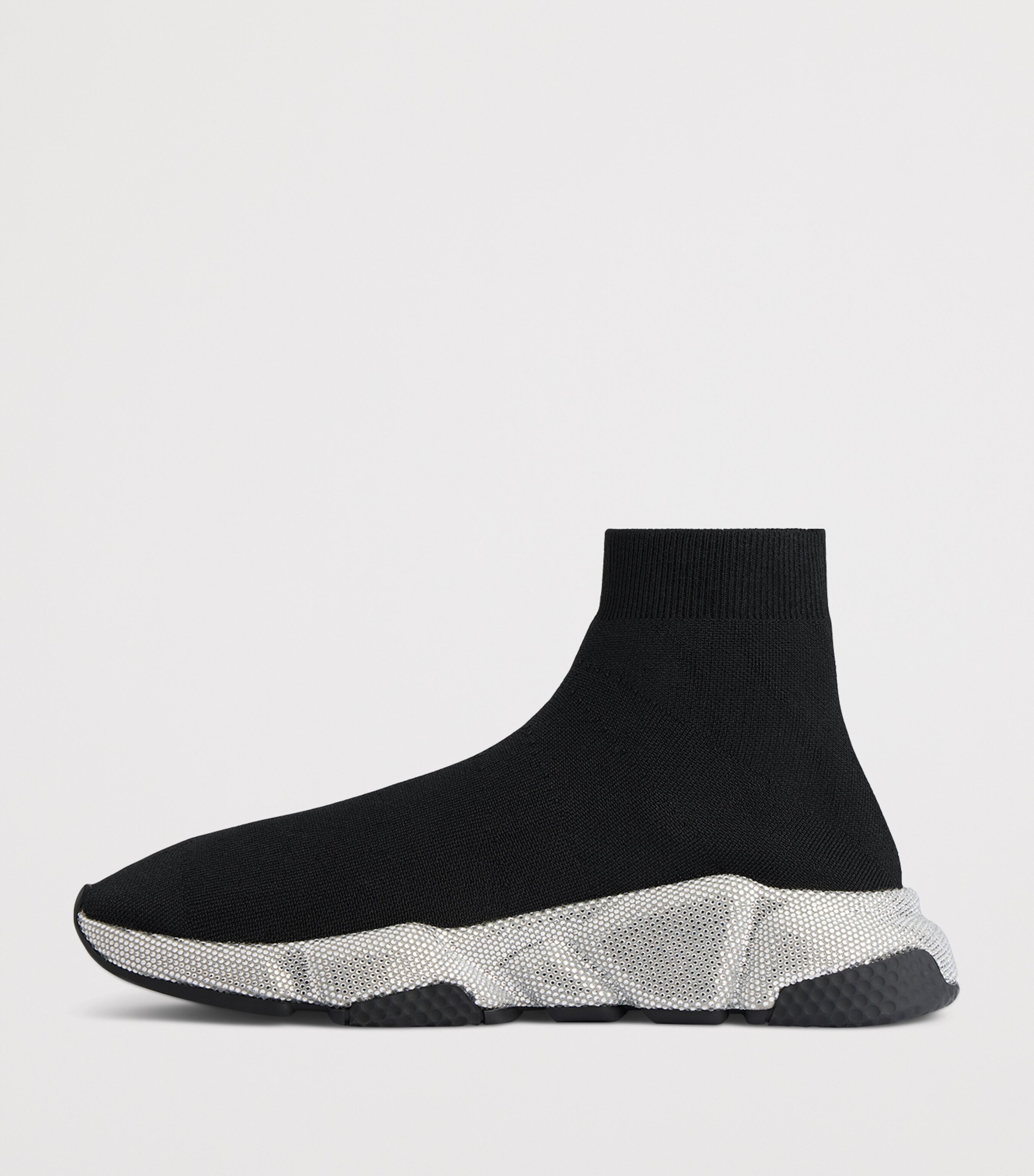 Balenciaga Rhinestone-Embellished Speed High-Top Sneakers Image 7
