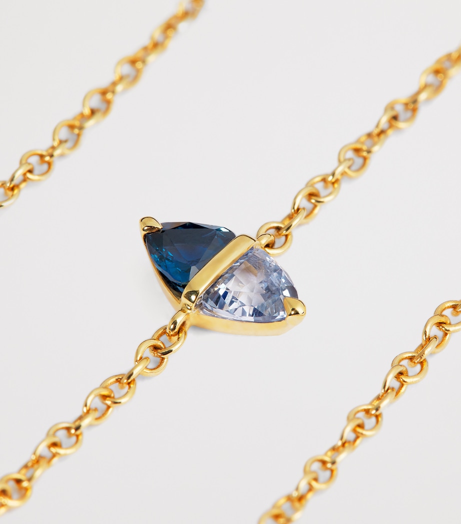 Yellow Gold and Sapphire Tilly Bracelet YELLOW GOLD Image 6